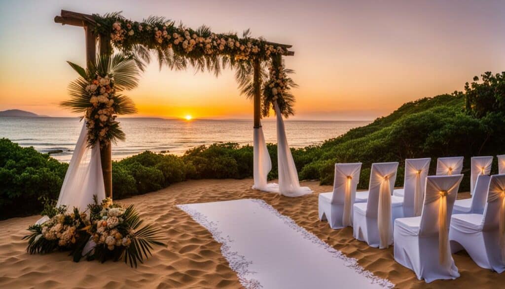 Casamento em praias do RJ